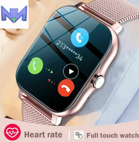 NEW SmartWatch Android Phone 1.44" Color Screen Full Touch Custom Dial Smart Watch Men Women Bluetooth Calls