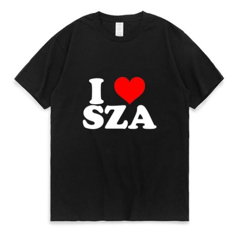 I Love SZA Tee Shirt Oversized Unisex Clothing