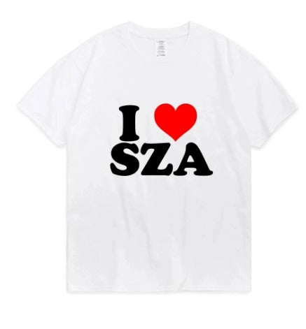 I Love SZA Tee Shirt Oversized Unisex Clothing