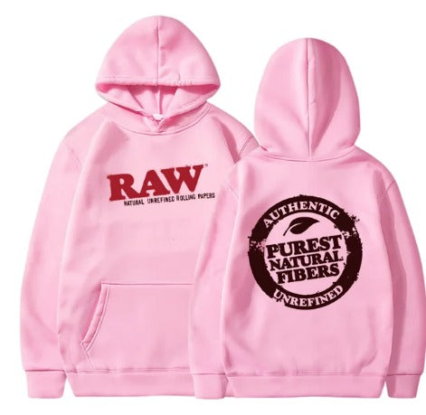 RAW Fashion Hoodie Men's Ladies Hoodie High Quality Pullover Hoodie