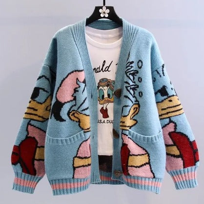 Donald Duck Knitted Cardigans