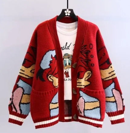 Donald Duck Knitted Cardigans